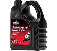 Silkolene Comp 2 Plus Advanced Synthetic Ester Ultra Low Smoke 2-Stroke - 600757373-4 Litres