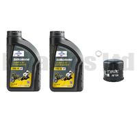 Silkolene Comp 4 Oil and Hi-Flo Oil Filter for Kawasaki ER-6F ER6 (EX650) 2006