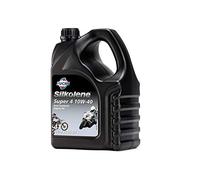 Silkolene Motorbike Quality Semi Synthetic Motorcycle Engine Oil SUPER-4 10W-40 4L BOTTLE
