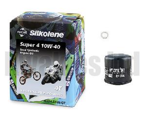 Silkolene Super 4 and Hi-Flo Oil Filter for Yamaha YZF-R6 2CX 2014-2016