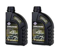 Silkolene Super 4 Motorcycle Oil 10W-40 Semi Synthetic 2L (2 x 1 Litres)