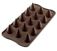 Silkomart SCG20 Kono, Silicone, Brown, 18 x 18 x 7 cm