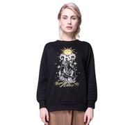 SILKROAD DAUGHTERS Aries Zodiac Sweatshirt (UK, Numeric, 12, Regular, Regular, Black)