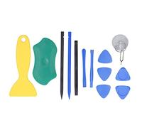 SilkRoadSupply Electronics Repair Tool Kit PVC Plastic Spudger Triangular Opening Prying Bar Suction Cup Phone Screen Repair Accessories for Mobile Phones Tablets Laptops Computers