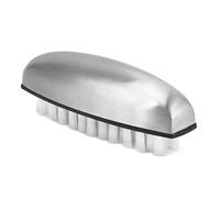 SilkRoadSupply Fruit Vegetable Cleaning Brush Stainless Steel Nylon Wool Multifunction Finger Nail Brush Hand Washing Brush Kitchen Cleaning Tool 304 Stainless Steel Material S