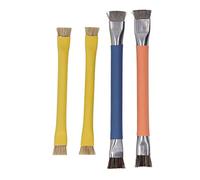 SilkRoadSupply Keyboard Cleaning Brush Anti Static ABS Handle Stainless Steel Electronic Maintenance Cleaning Brush Kit for Keyboard PCB Cleaning 4PCS Set