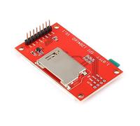 SilkRoadSupply SPI LCD Display Module 1.8 Inch ST7735 128x160 Resolution Color Screen for 8051 AVR PIC ARM STM32 Microcontrollers with SD Card Socket and PCB Adapter
