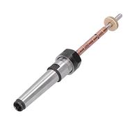 SilkRoadSupply Woodturning Pen Mandrel Lathe Machine Revolving Centre Taper Handle Collet Chuck Accessories Stainless Steel Morse No 2 Taper Shank for Woodworking Lathes
