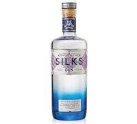 Silks Irish Dry Gin - Boyne Valley, Drogheda Co. Meath - small-batch copper pot distilled with 14 botanicals including apple blossom, Irish honey & elderflower - 70cl, 42% ABV - for G&T & cocktails