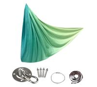 Silks to Gymnastics, 280x150cm, Silk Yoga Swing Set, for fitness, hammock exercise tool men, women and those looking to enjoy full workout and activities