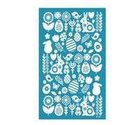Silkscreen Printing Easter Silkscreen Stencils Clay Jewelry Earrings Decoration Silk Screen Print