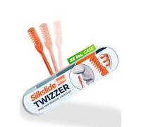 Silkslide®One TWIZZER - Nose Hair Trimmer for Men and Women - Compact Travel Case - Twist & Trim Nasal Hair Removal - Japanese Premium Blades - No Electricity or Batteries