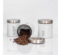 (Silkwhite) SQ Professional Dainty 3pc Kitchen Canister Set