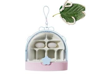 Silkworm Box - Transparent Breathable Box for Growing Silk Berries - Accessory for Pets Boys Outdoor Activities School Camping Youth
