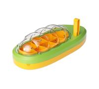 Silkworm Breeding Box, Hatching Cage, Transparent Habitat Container, Compact Insectss Keeper, Easy Observation Enclosure For Kids, Teens, Classrooms, Home Use, Abs, PP Material, 12.4x6.42x4.53in