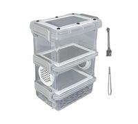 Silkworm Breeding Box | Multi-Layer Filter Breathable Container - Silkworm Observation Box,Reptiles Lizards Tortoises Backyard Classroom Science Projects Camping Outdoor Activities