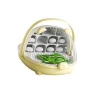 Silkworm Breeding Container With Ventilated Lid Clear Observation Box For Health Growth And Hatching Supply Habitat Box
