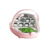 Silkworm Breeding Container With Ventilated Lid Clear Observation Box For Silkworm Health Growth And Hatching Supply Hatching Box With Ventilation