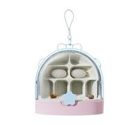 Silkworm Transport Container,Breathable Clear Small Animal Breeding Case | Reptiles Cage for Youth Classroom Teens Indoor Raising Boys Girls Science Projects Nature Visits