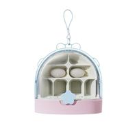 Silkworm Transport Container - Breathable Clear Small Animal Breeding Tank, Observation Box for Children, Silkworms, Snails, Butterflies, Outdoor Classroom and Nature Activities