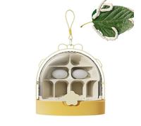 Silkworm Transport Container - Breathable Clear Small Animal Breeding Tank | Reptiles Habitat for Indoor Raising Science Projects Outdoor Activities Teens Camping Backyard