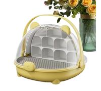 Silkworm Transport Container - Breathable Rearing Box, Ventilated Storage with Secure Lid, Portable Rearing Case for Silkworm Eggs Larvae and Small