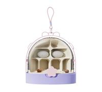 Silkworm Transport Container, Breathable Transparent Breeding Pool for Small Animals, Pet Terrarium for Indoor Breeding, Science Projects, Outdoor Activities, Nature Observation, Teaching