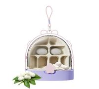 Silkworm Transport Container | Clear Breathable Small Animal Breeding Container - Reptiles Habitat for Indoor Raising Science Projects Outdoor Activities Teens Camping Backyard