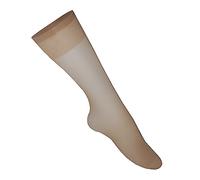 Silky 15 Denier Glossy Knee Highs Trouser Socks - One Size (Shoe Size 3-8) - 2 Pairs (as8, alpha, one_size, regular, regular, Nude, One Size)