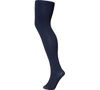 Silky 300 Denier Opaque Warm Fleece Tights - Navy - Large