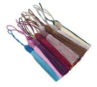 Silky Bookmark Tassels DIY Craft: 20pcs Small Handmade Pendant for Projects Supply, Sewing, Key, Garlands Trim, Keychains, Bags, Earrings Jewellery Making and Home Furniture Decor (Mixed20)