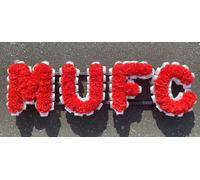 Silky Bouquets Customizable Funeral Flowers - Personalized Artificial Silk Flowers for Graves & Funerals | Lasting Remembrance with Any 4 Letters | Memorable Tribute Without Clusters