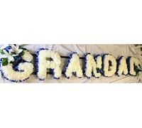 Silky Bouquets Grandad Silk Funeral Flower Artificial Floral Memorial Tribute (Yellow)