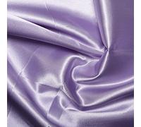 Silky Bridal Satin Fabric Material - Lilac, 1Mtr 100cm x 150cm