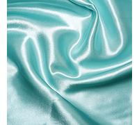 Silky Bridal Satin Fabric Material - Mint, 1Mtr 100cm x 150cm