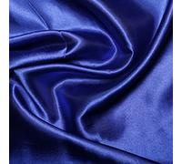 Silky Bridal Satin Fabric Material - Royal, 1Mtr 100cm x 150cm
