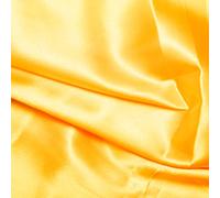 Silky Bridal Satin Fabric Material - Yellow, 1Mtr 100cm x 150cm