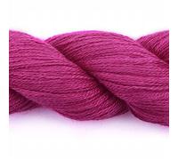 Silky Cashmere Fingering Weight Yarn Hand Knitting/Crochet for Fashion Garments (23-Cold Pink)