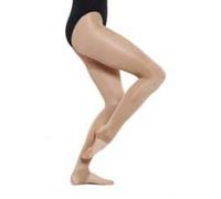Silky Childs Stirrup Shimmer Tights - Toast Age 5-7