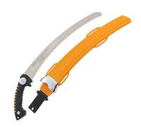 Silky Curved Landscaping Hand Saw Sugoi 420 Extra Large Teeth 390-42 | Cuts branches up to a diameter of 210 mm in energy-saving pull cut, sickle at the leaf end for ivy and vines, quiver included
