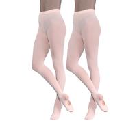 Silky Dance 2 Pairs Ballet Convertible Tights (Large) (Pink)