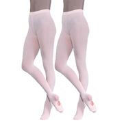 Silky Dance 2 Pairs Ballet Convertible Tights (Small) (Light Pink)