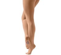 Silky Dance High Perf Convertible Ballet Tights For Girls, Tan, Age 5-7