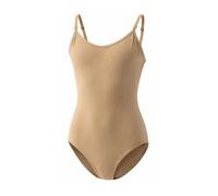 Silky Dance Seamless Camisole Leotard for Girls - Nude - Age 10-12