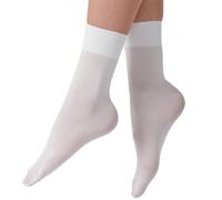 Silky Dance Women's Essentials Ballet Socks in White | Size: 9-12 Silky Dance White 9-12