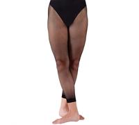 Silky Dance Women's Fishnet Footless Dance Tights in Black | Size: Large Silky Dance Black L