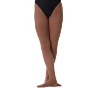 Silky Dance Women's High Performance Convertible Toe Ballet Tights in Brown | Size: 3XL Silky Dance Brown 3XL
