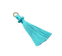 Silky Floss bookmark Tassels ， Tassels Multicolor 7.7cm 10 Pcs Bookmark Jewelry Eardrop Key Chain Decoration DIY(Ds)