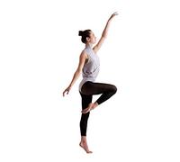 Silky Footless Dance Tights - Black - 10% Spandex - Adult Large