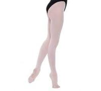 Silky Girls Ladies Pink Convertible Foot Ballet Dance Tights - Transition Tights (11-13 Years)